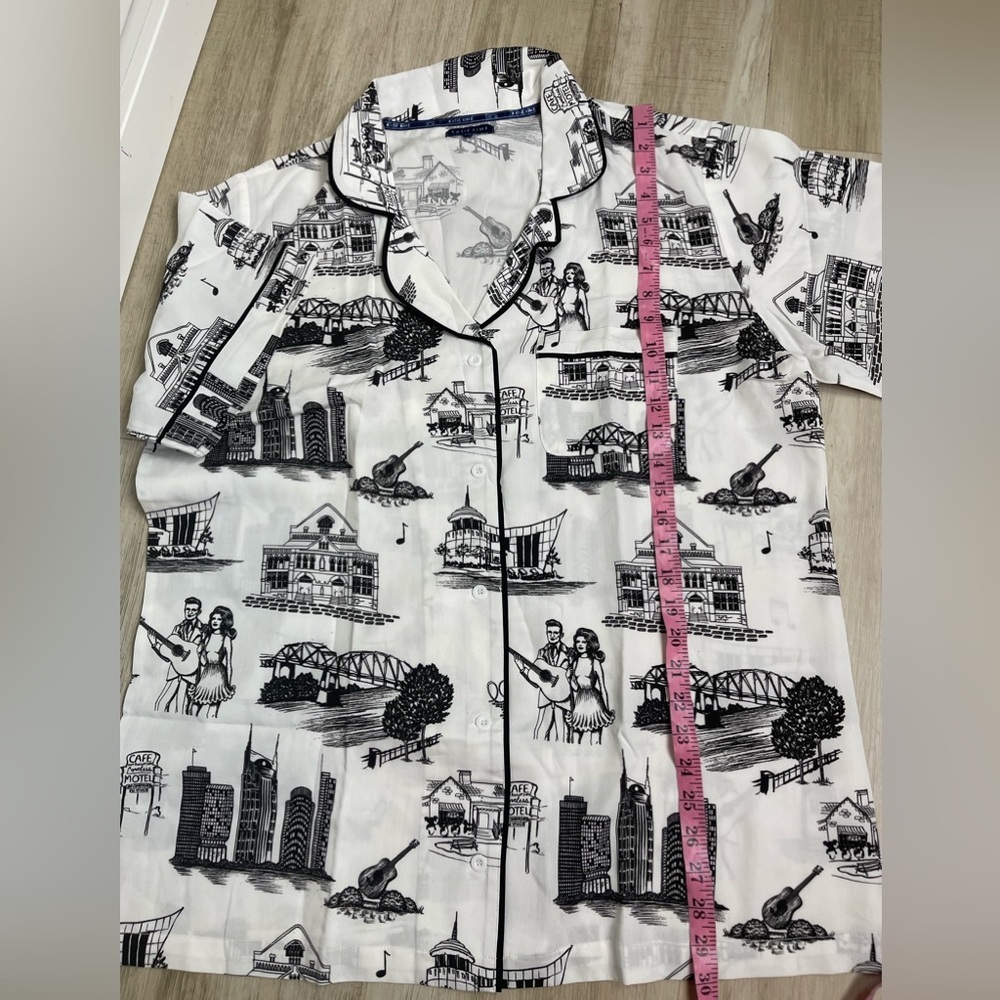 Katie Kime Toile Nashville Pajamas set pristine 3XL - Picture 6 of 8